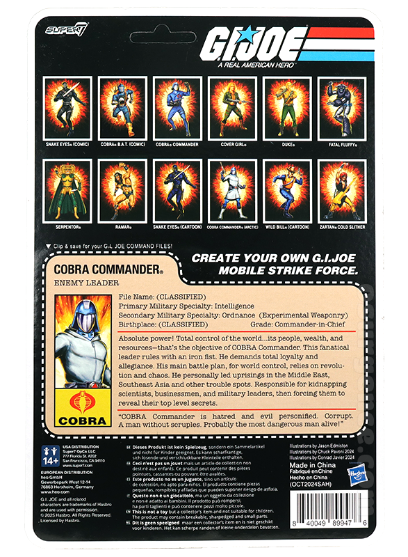 Cobra Commander v2 card back