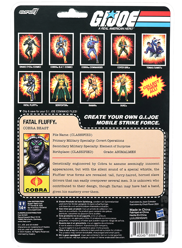 Fatal Fluffy card back