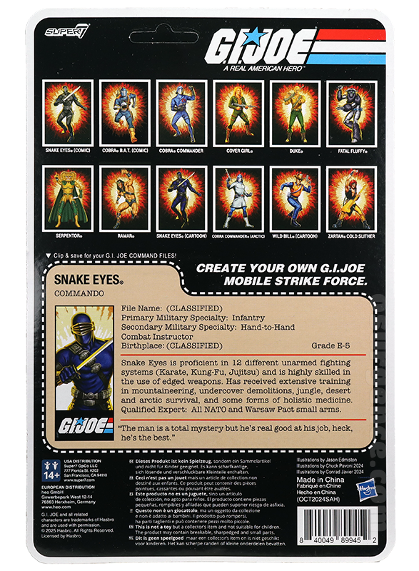 Snake Eyes v2 card back
