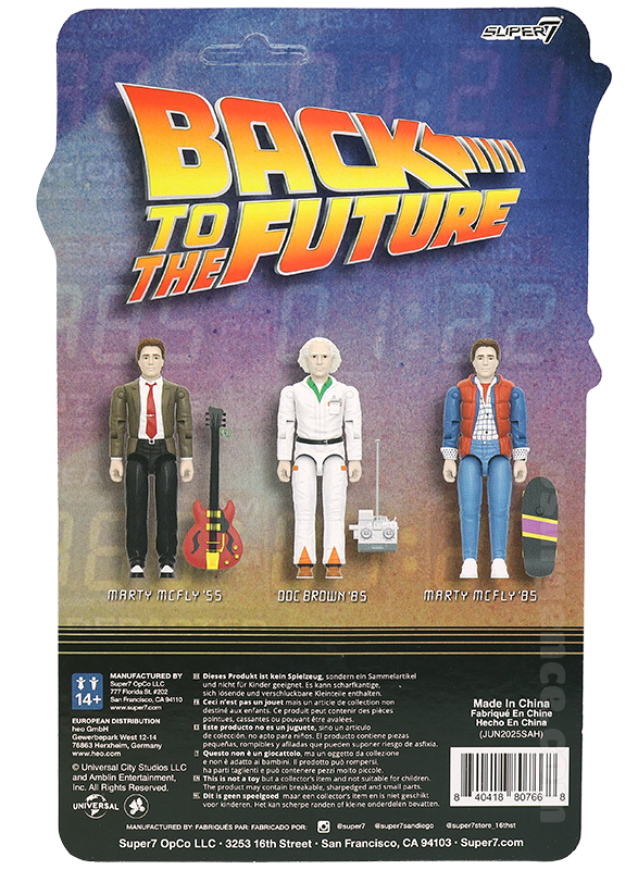 Doc Brown '85 card back